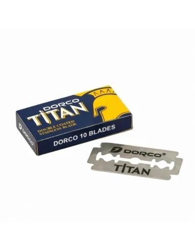 Cuchillas Titan Doble Filo Doble Recubrimiento 100 Unidades Dorco