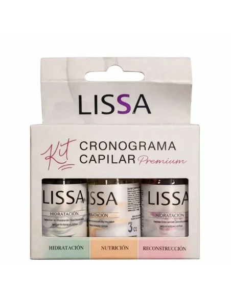 Kit Cronograma Capilar Premium 3 X 15 Ml Lissa