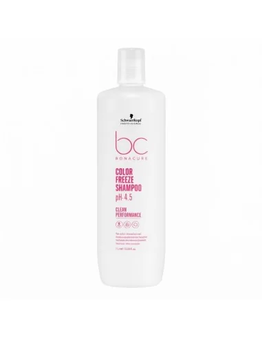 Champú Protector Del Color Ph 4.5 Bonacure Color Freeze 1000 Ml Schwarzkopf Professional