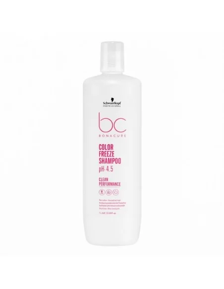 Champú Protector Del Color Ph 4.5 Bonacure Color Freeze 1000 Ml Schwarzkopf Professional
