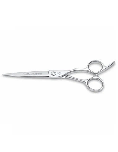 Tijera De Corte Peluqueria Tamura 6 Pulgadas Filo Navaja 40º Vaciado Concavo Hrc 62 3 Claveles