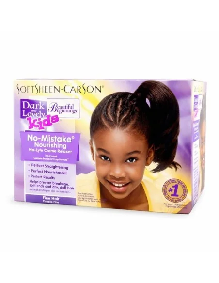 Kit Alisador Infantil Sin Lejía Cabello Fino D&l