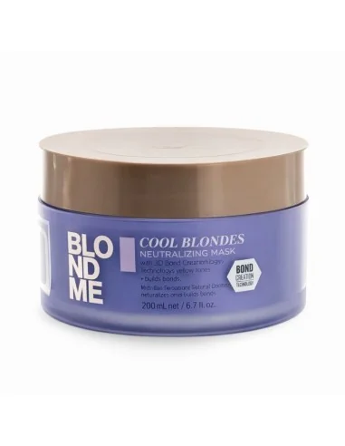 Mascarilla Intensiva Matizadora Rubios Fríos Cool Blondes Blondme 200 Ml Schwarzkopf Professional