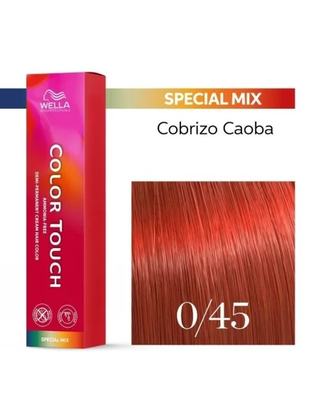 Tinte Wella Color Touch Special Mix 0/45 Cobrizo Caoba 60 ml.