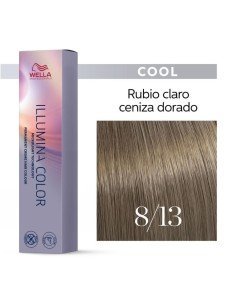 Tinte Wella Illumina Color 8/13 Rubio Claro Ceniza Dorado 60 ml.