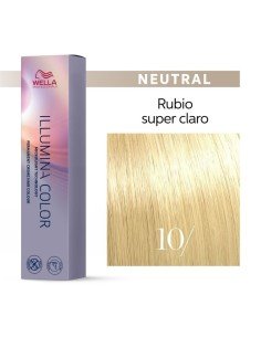 Tinte Wella Illumina Color 10/ Rubio Super Claro 60 ml.