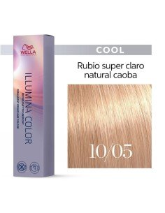Tinte Wella Illumina Color 10/05 Rubio Súper Claro Natural Caoba 60 ml.