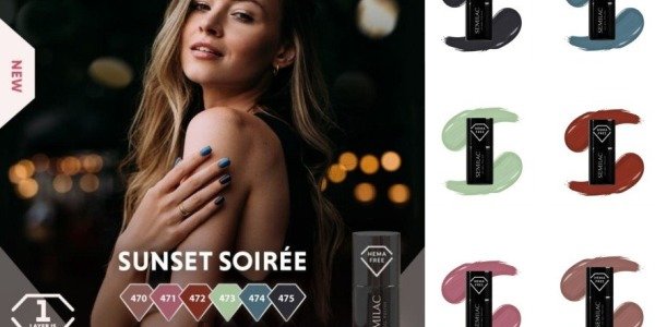 Bienvenidos a la Exquisita Galería de Colores de "SUNSET SOIRÉE" de Semilac: Tu Pase al Glamour Esmaltado